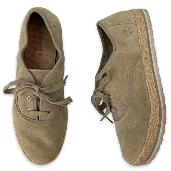 Timberland Eivissa Leather Sea A1MA5 Taupe Women’s Size 7.5 - Picture 1 of 10